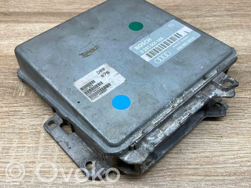 Engine control unit/module ECU   4A0907401D,0281001166