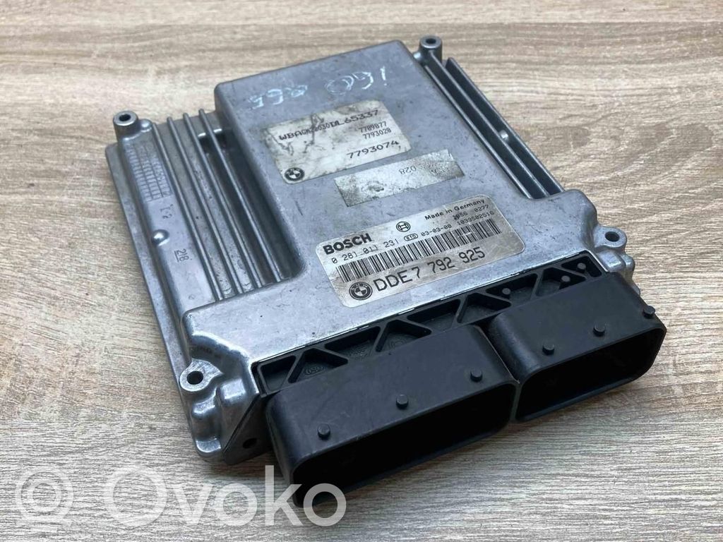 Engine control unit/module ECU   7792925,0281011231