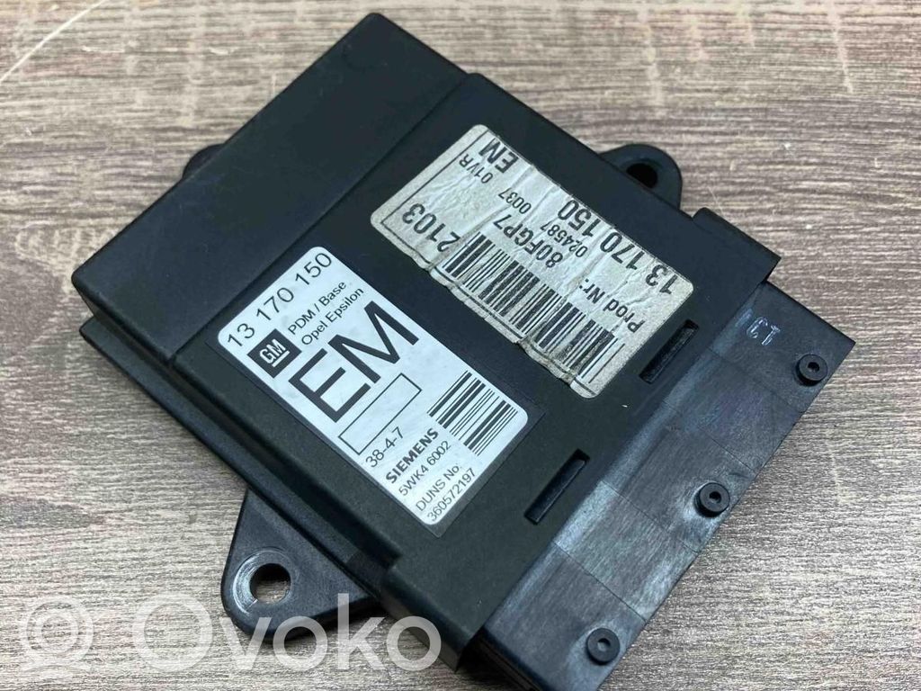 Opel Vectra C Alte unități/module de control 