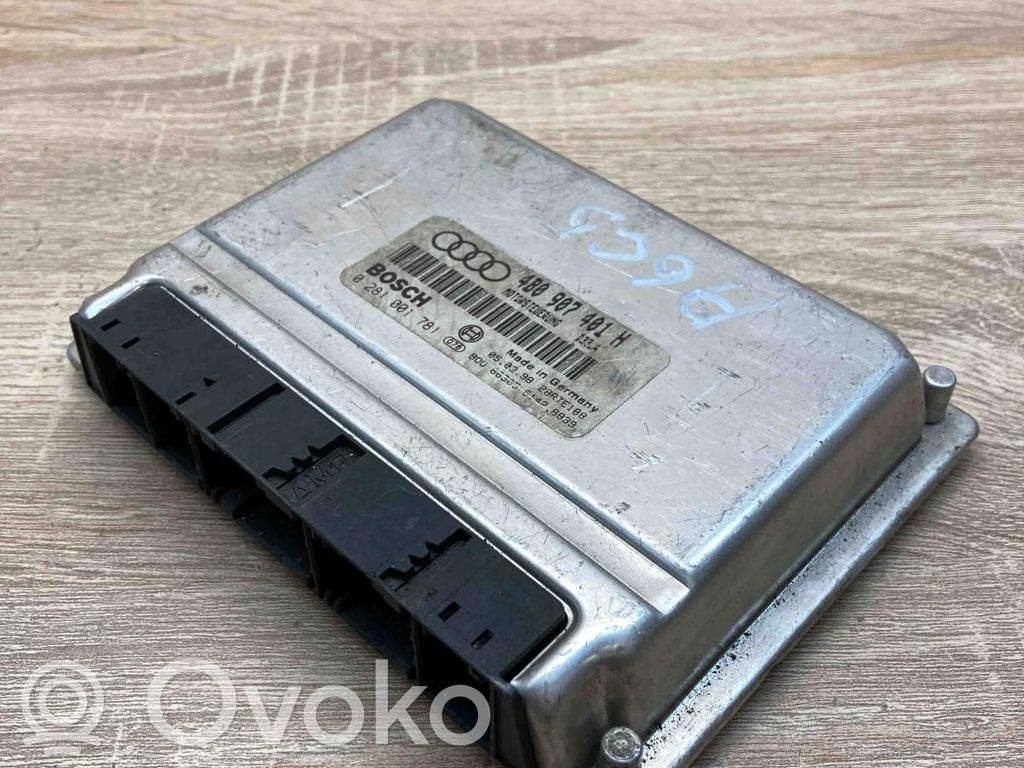 Engine control unit/module ECU   4B0907401H,0281001781