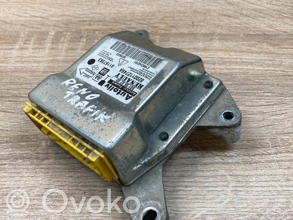 Opel Vivaro Airbag control unit/module 