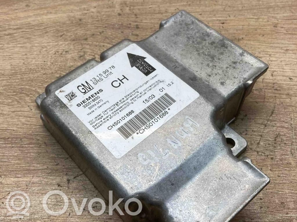 Opel Signum Centralina/modulo airbag