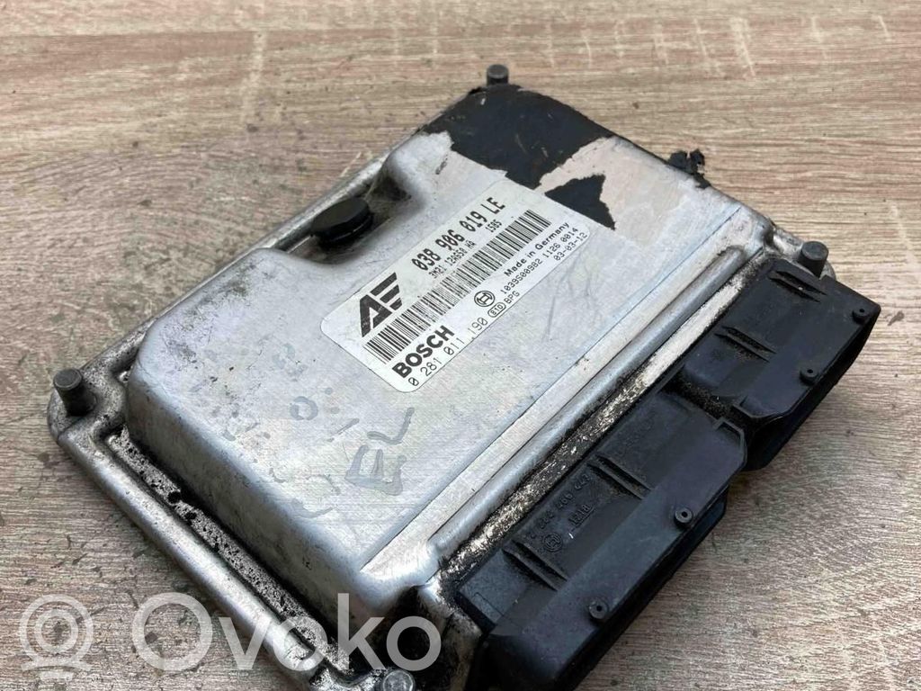 Engine control unit/module ECU   038906019LE,0281011190