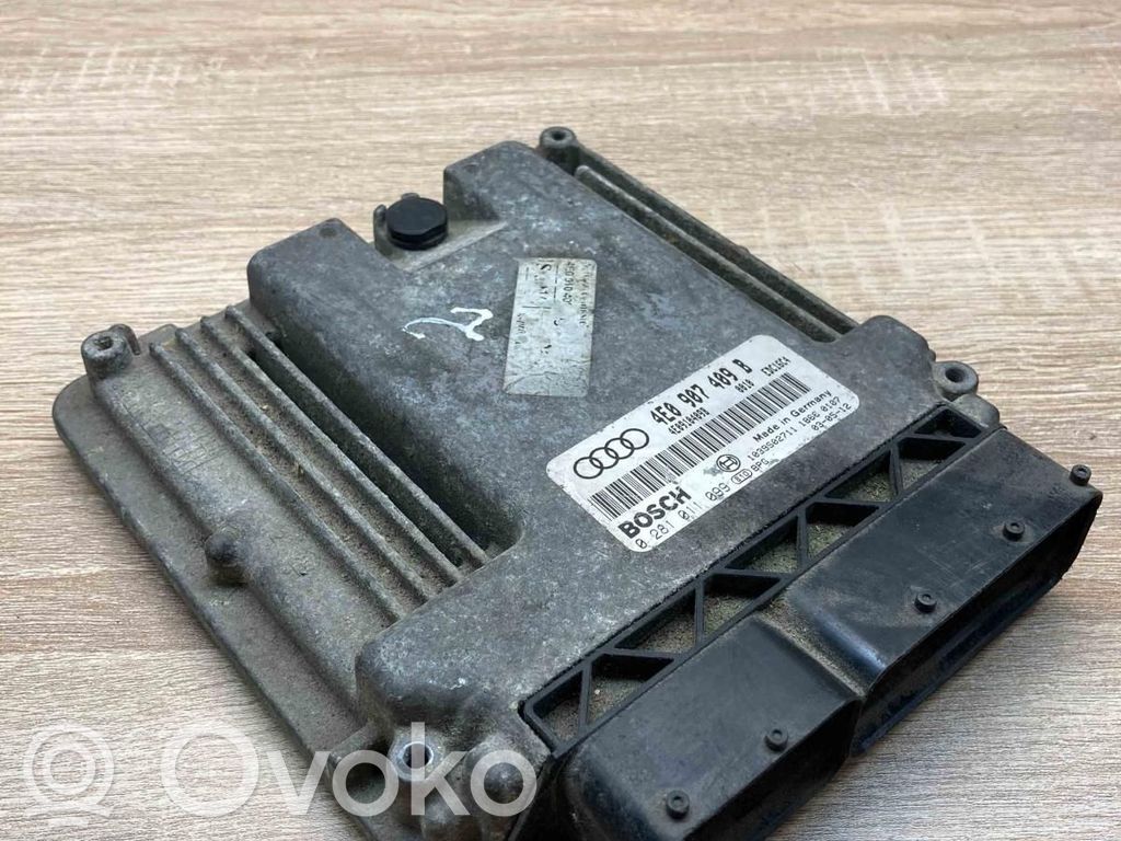 Engine control unit/module ECU   4E0907409B,4E0910409B,0281011099