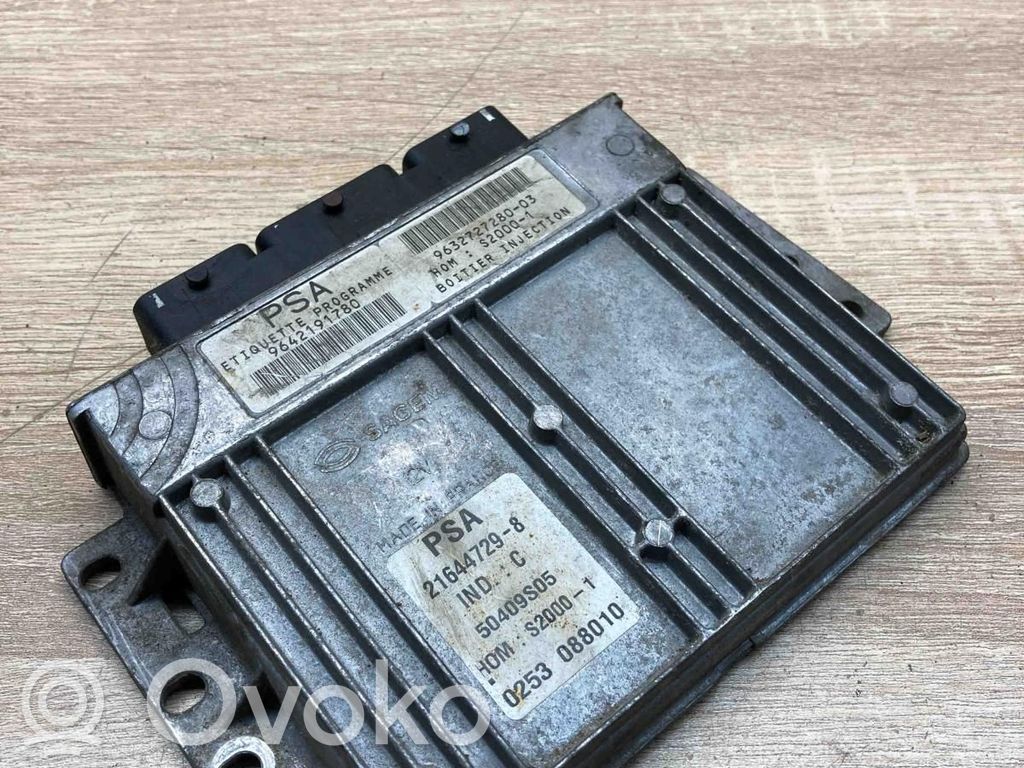 Komputer / Sterownik ECU silnika   9642191780,9632727280
