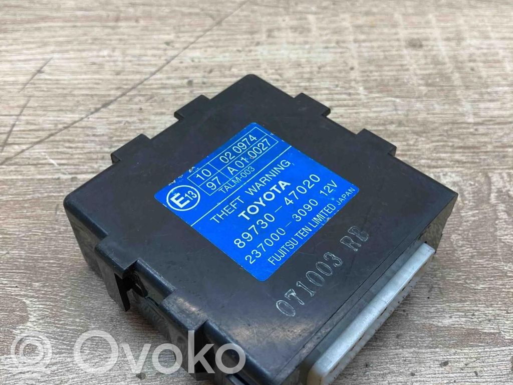 Toyota Prius (XW20) Unitate/modul control alarmă 