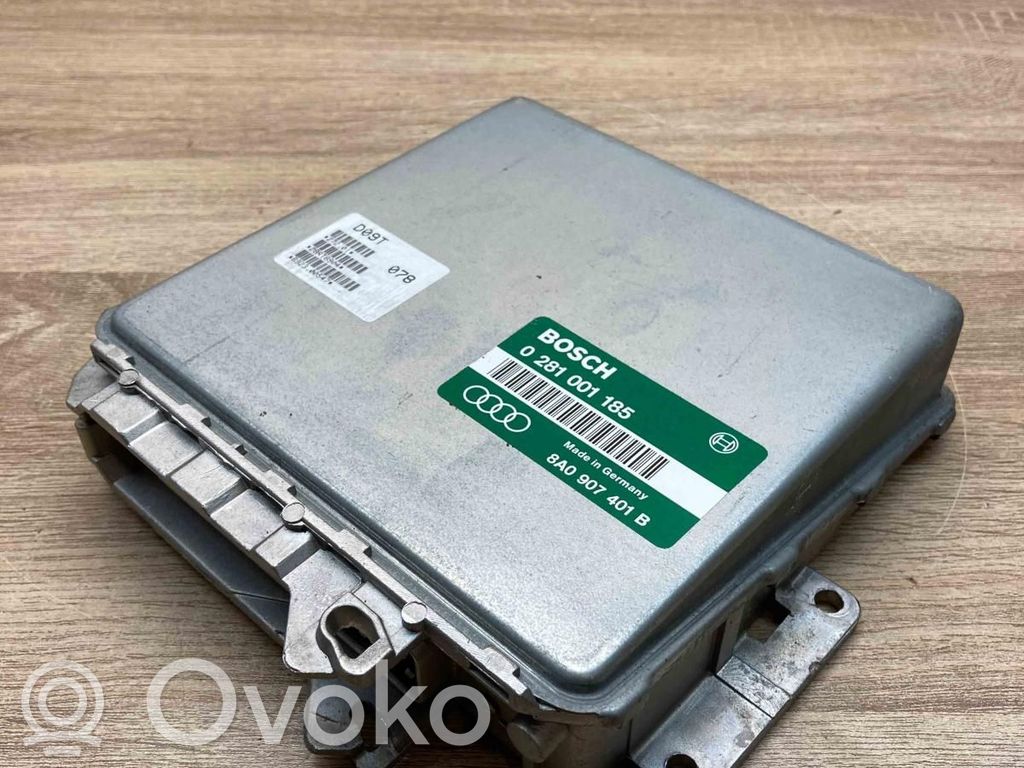 Engine control unit/module ECU   8A0907401B,0281001185