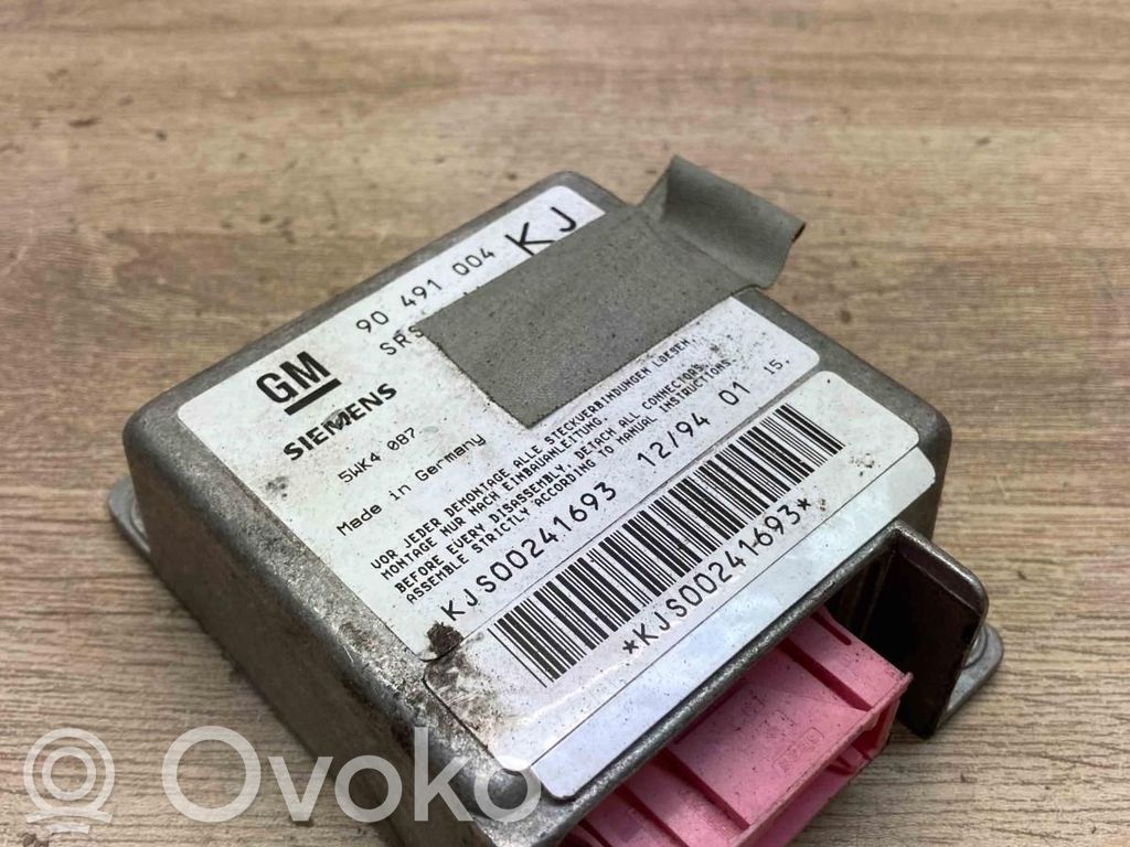 Opel Omega B1 Unitate/modul de comandă airbaguri 