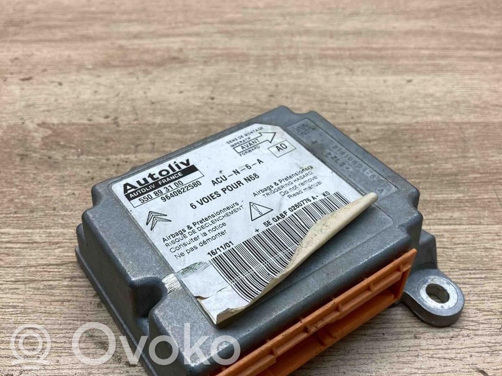 Citroen Xsara Picasso Unitate/modul de comandă airbaguri 