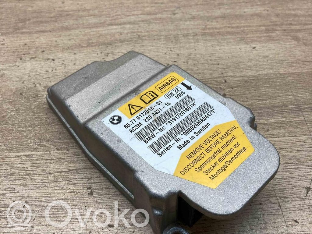 Module de contrôle airbag   9172018