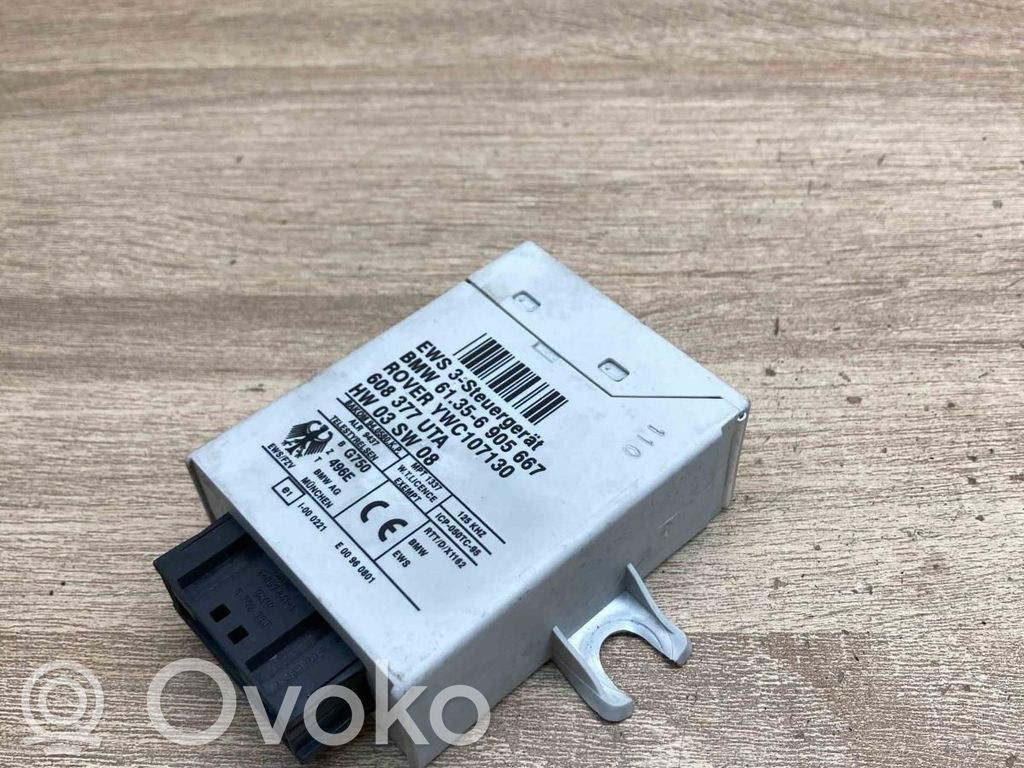 Unidad de control/módulo inmovilizadora   6905667