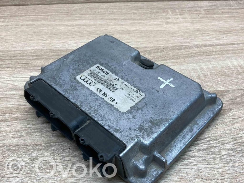 Engine control unit/module ECU   038906018A,0281001409