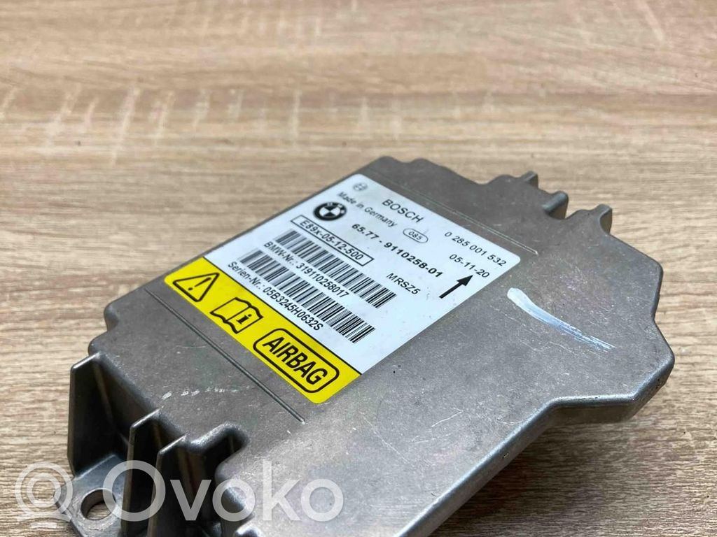Airbag control unit/module   9110258,0285001532,USED