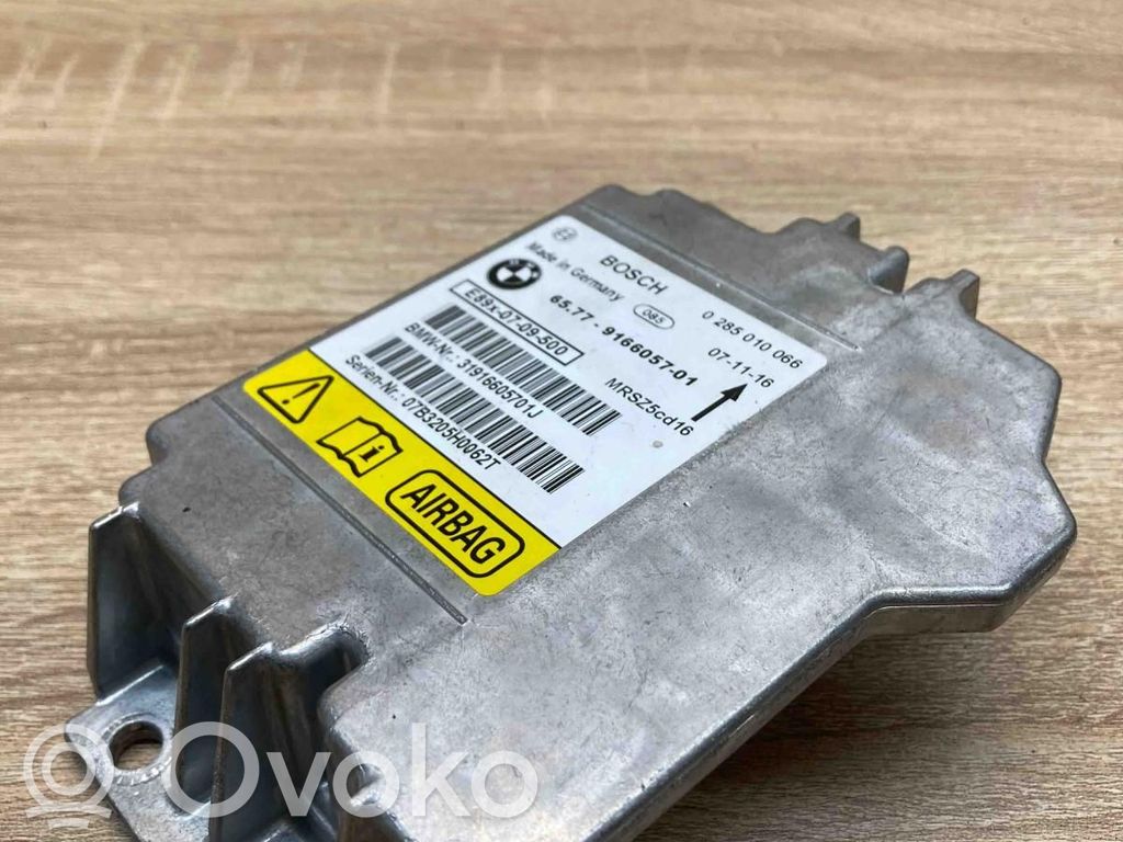 Unidad de control/módulo del Airbag   9166057,0285010066