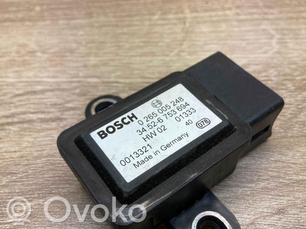 ESP Drehratensensor Querbeschleunigungssensor   6753694,0265005248,USED