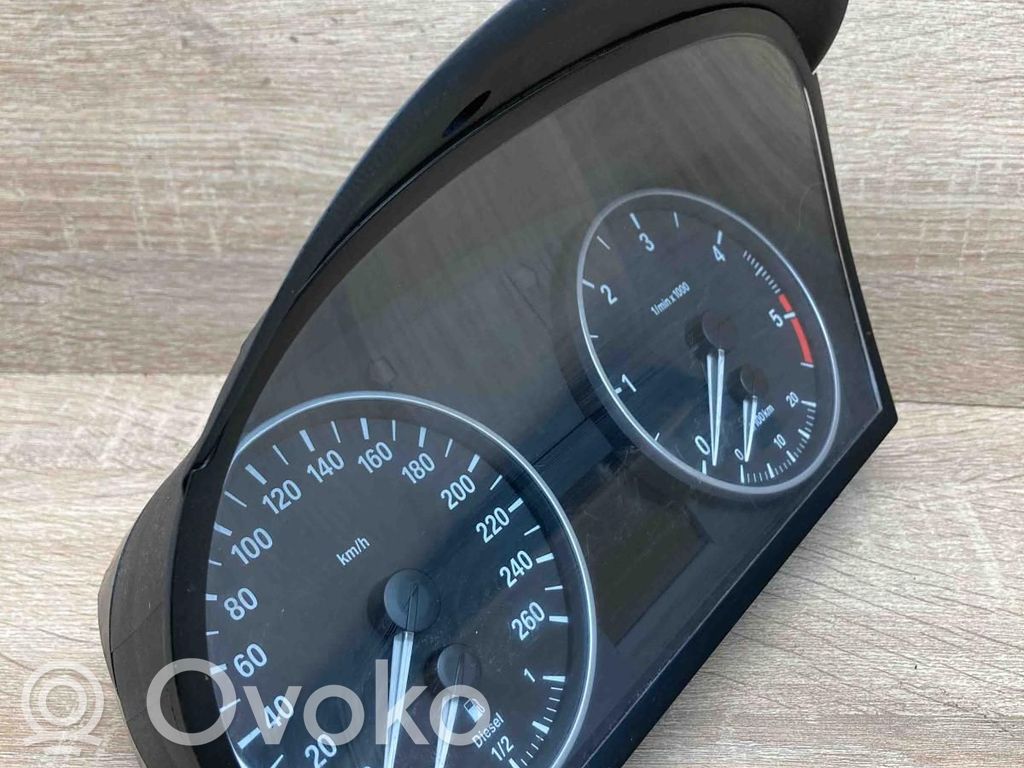 BMW 3 E90 E91 Speedometer (instrument cluster) 