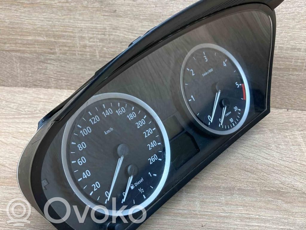 BMW 5 E60 E61 Tachimetro (quadro strumenti) 
