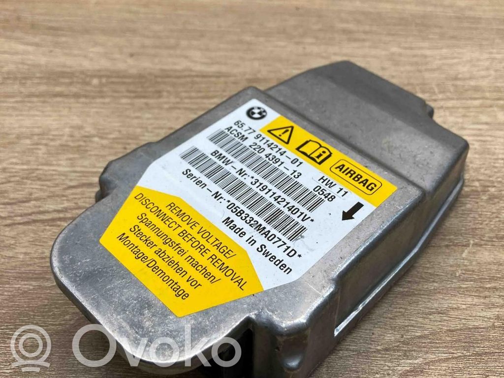Airbag control unit/module   9114214,911421401
