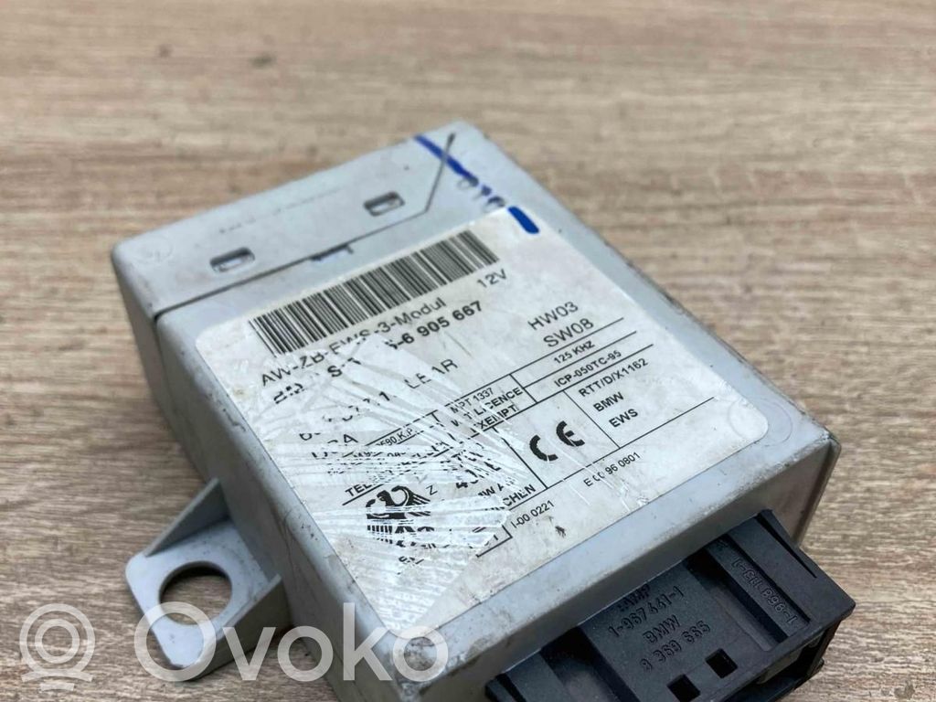 BMW X5 E53 Unité de commande dispositif d'immobilisation 