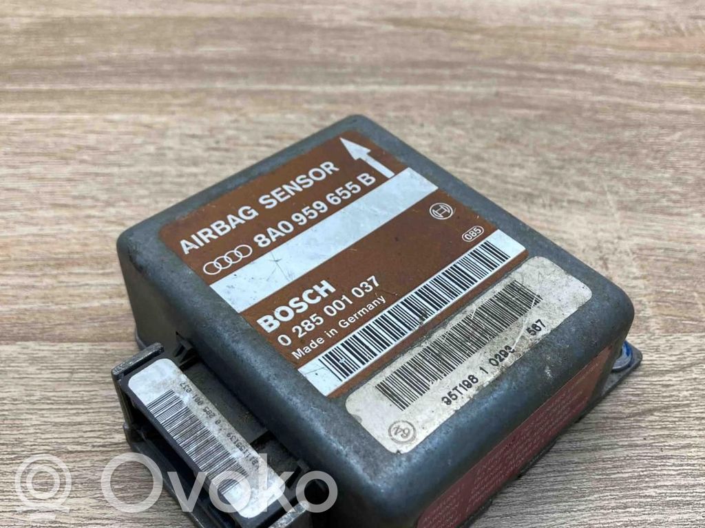 Unidad de control/módulo del Airbag   8A0959655B,0285001037
