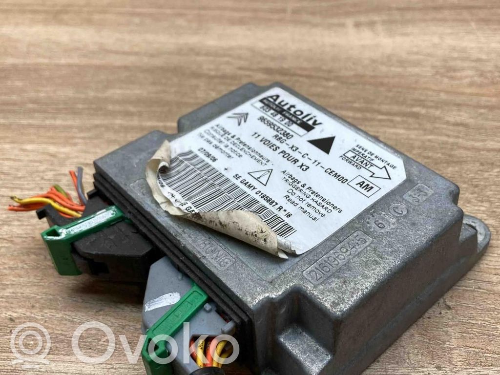 Centralina/modulo airbag   603481900,9659532380