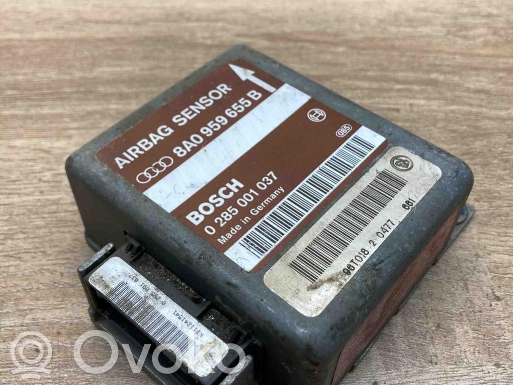 Turvatyynyn ohjainlaite/moduuli   8A0959655B,0285001037