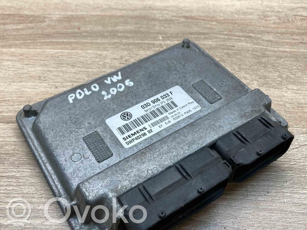 Volkswagen Polo IV 9N3 Unitate/modul de comandă airbaguri