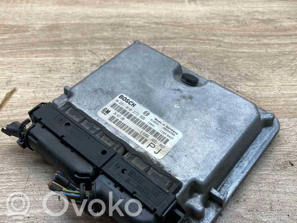 Engine control unit/module ECU   0281010273,24417198,PJ