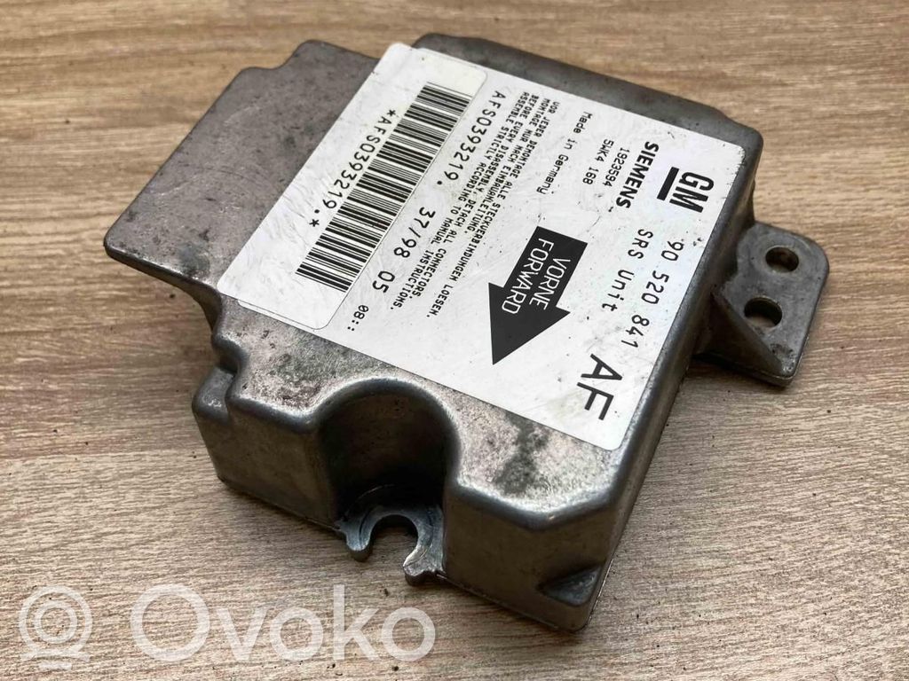 Opel Astra G Unitate/modul de comandă airbaguri 