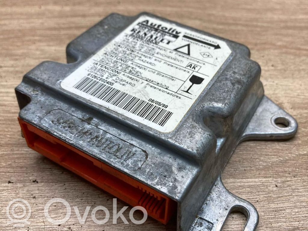 Centralina/modulo airbag   550804400,8200018830