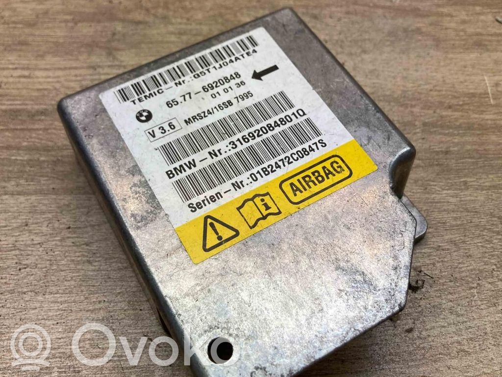 Airbag control unit/module   6920848,MRSZ416SB