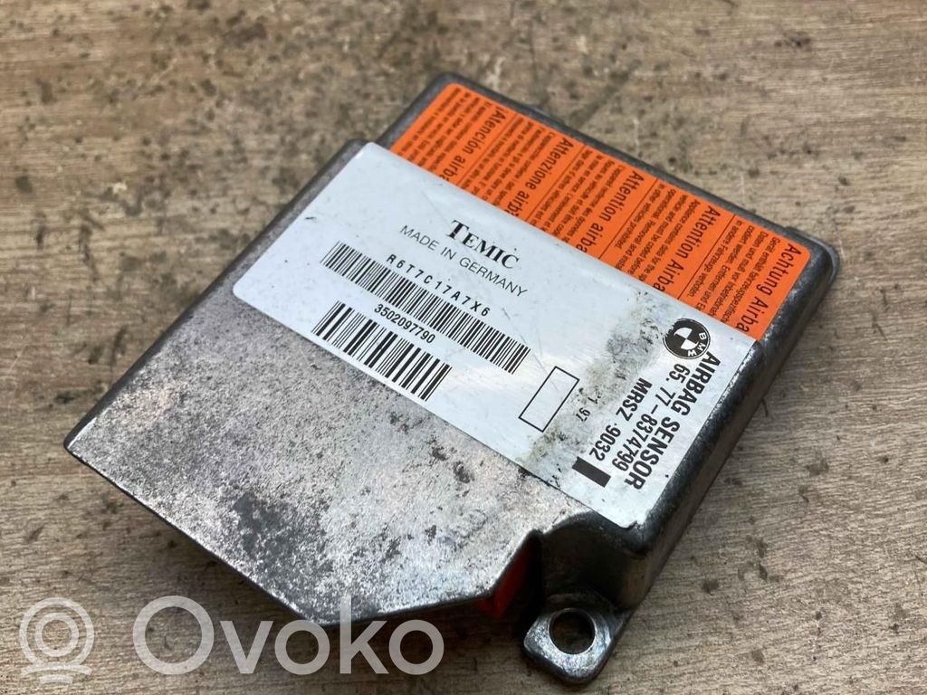 BMW 5 E39 Unitate/modul de comandă airbaguri 