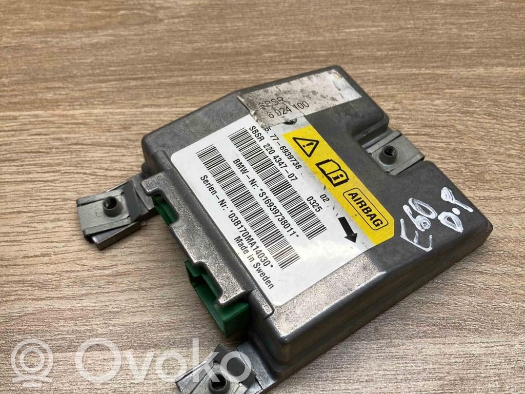 BMW 5 E60 E61 Airbag control unit/module 
