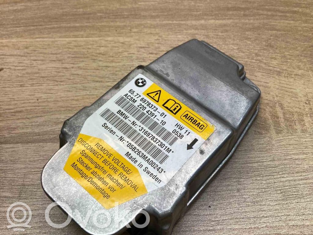 BMW 5 E60 E61 Unitate/modul de comandă airbaguri 