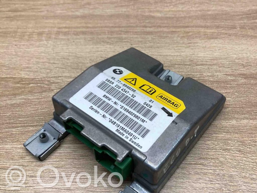 Airbag control unit/module   6940298,220434752