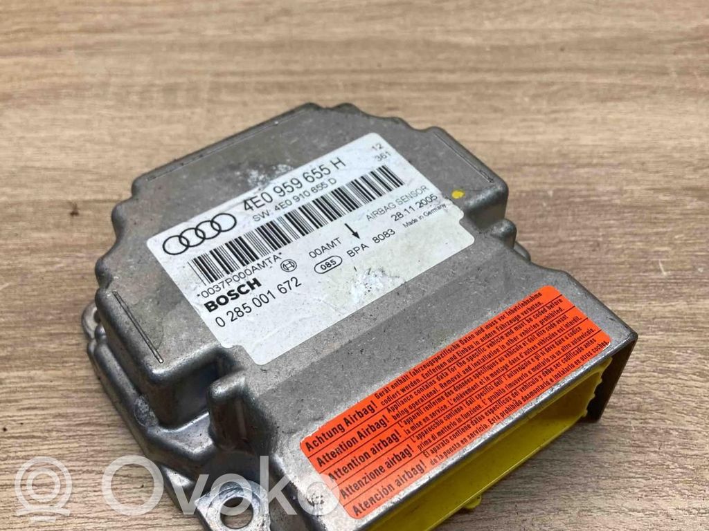 Audi A8 S8 D3 4E Sterownik / Moduł Airbag 