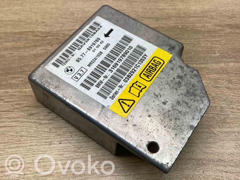 Module de contrôle airbag   6919789,MRSZ416SB,5965