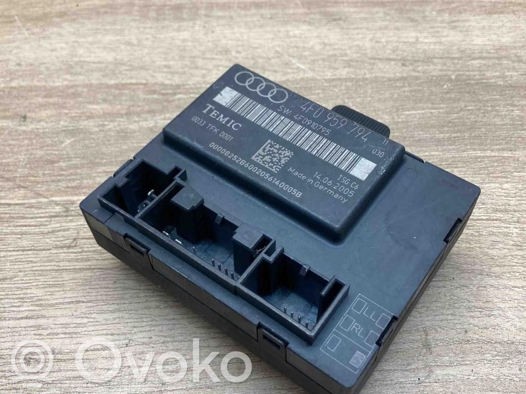 Audi A6 S6 C6 4F Centralina/modulo portiere 