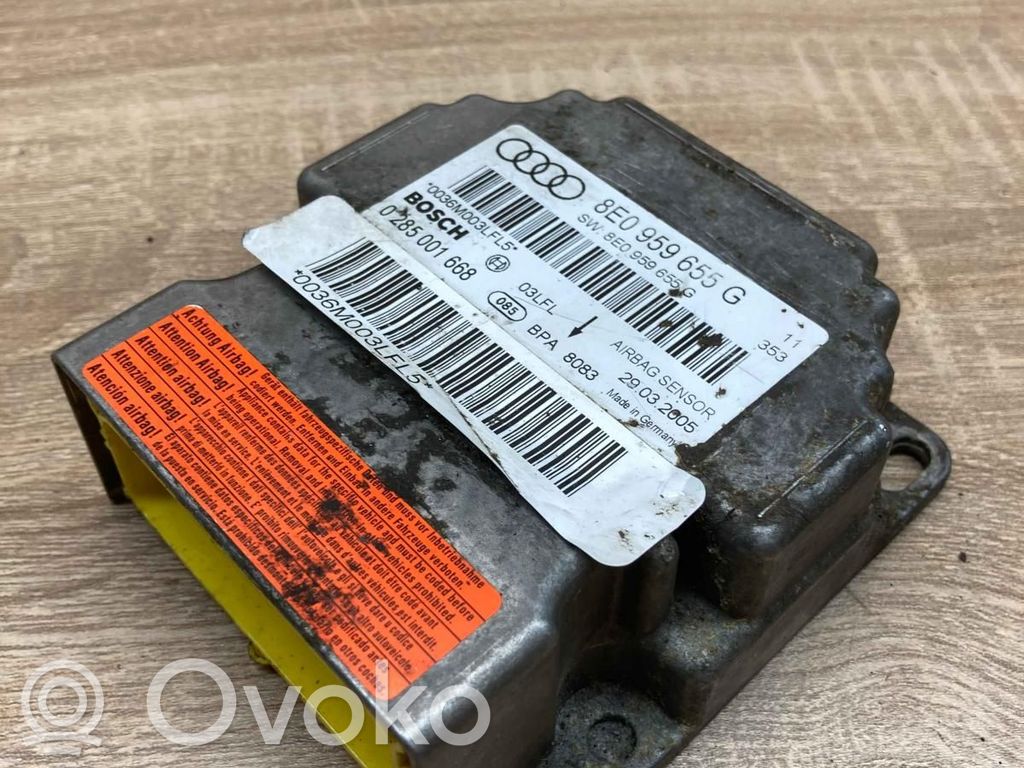 Audi A4 S4 B6 8E 8H Unitate/modul de comandă airbaguri