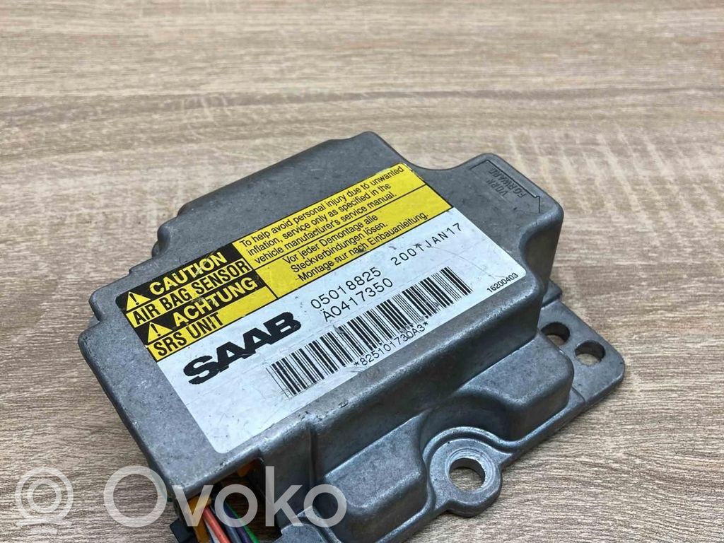 Saab 9-5 Centralina/modulo airbag 