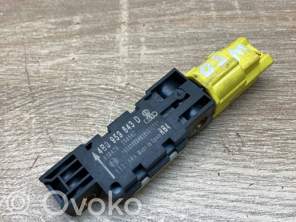 Audi A8 S8 D3 4E Czujnik uderzenia Airbag 