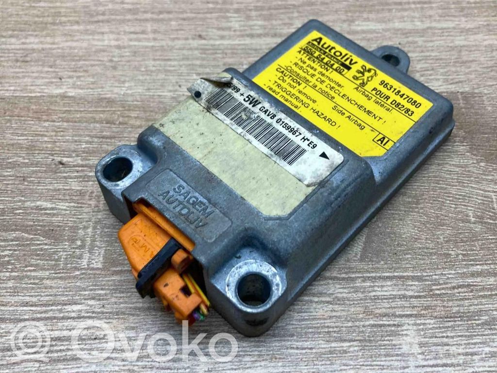 Peugeot 406 Unitate/modul de comandă airbaguri 