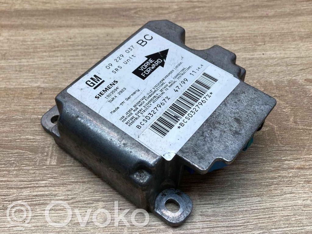 Opel Vectra B Centralina/modulo airbag 