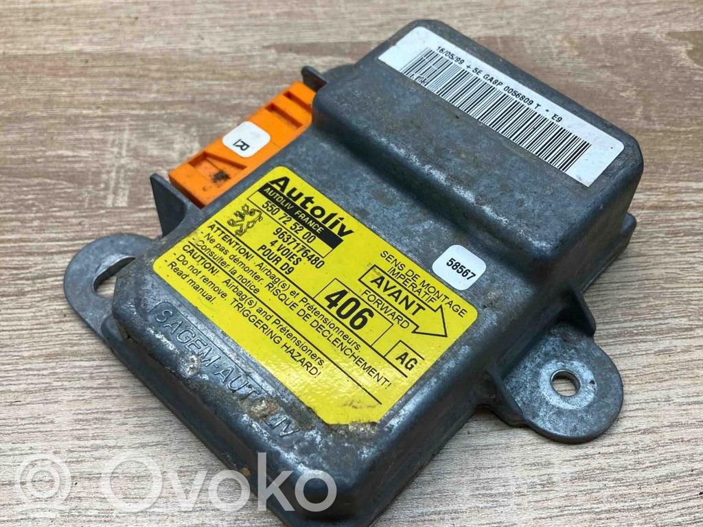 Peugeot 406 Unitate/modul de comandă airbaguri 