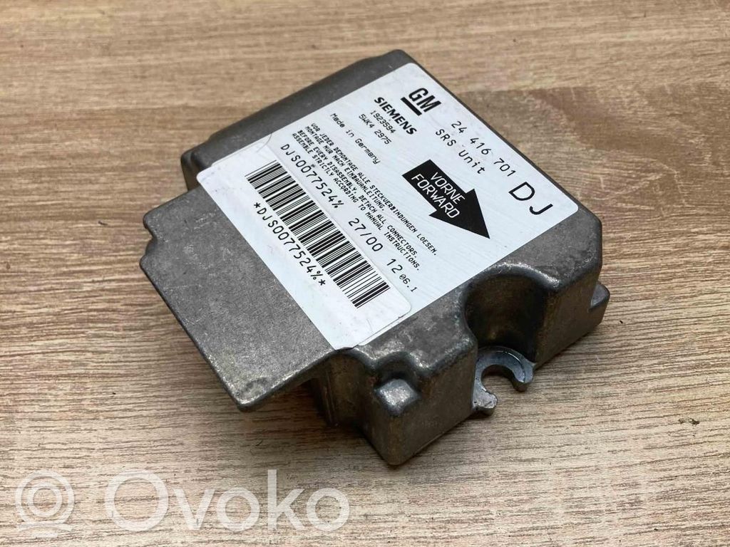 Opel Vectra B Centralina/modulo airbag