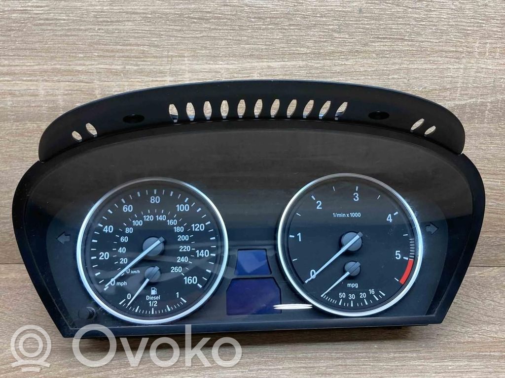 BMW 5 E60 E61 Compteur de vitesse tableau de bord 