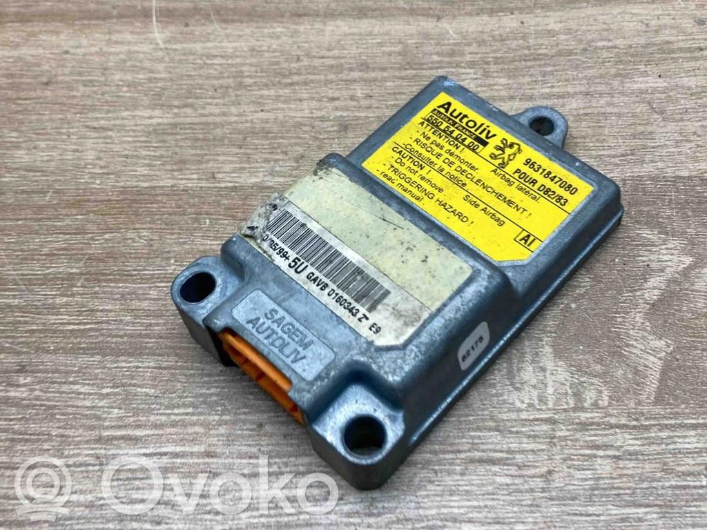 Peugeot 406 Unitate/modul de comandă airbaguri 