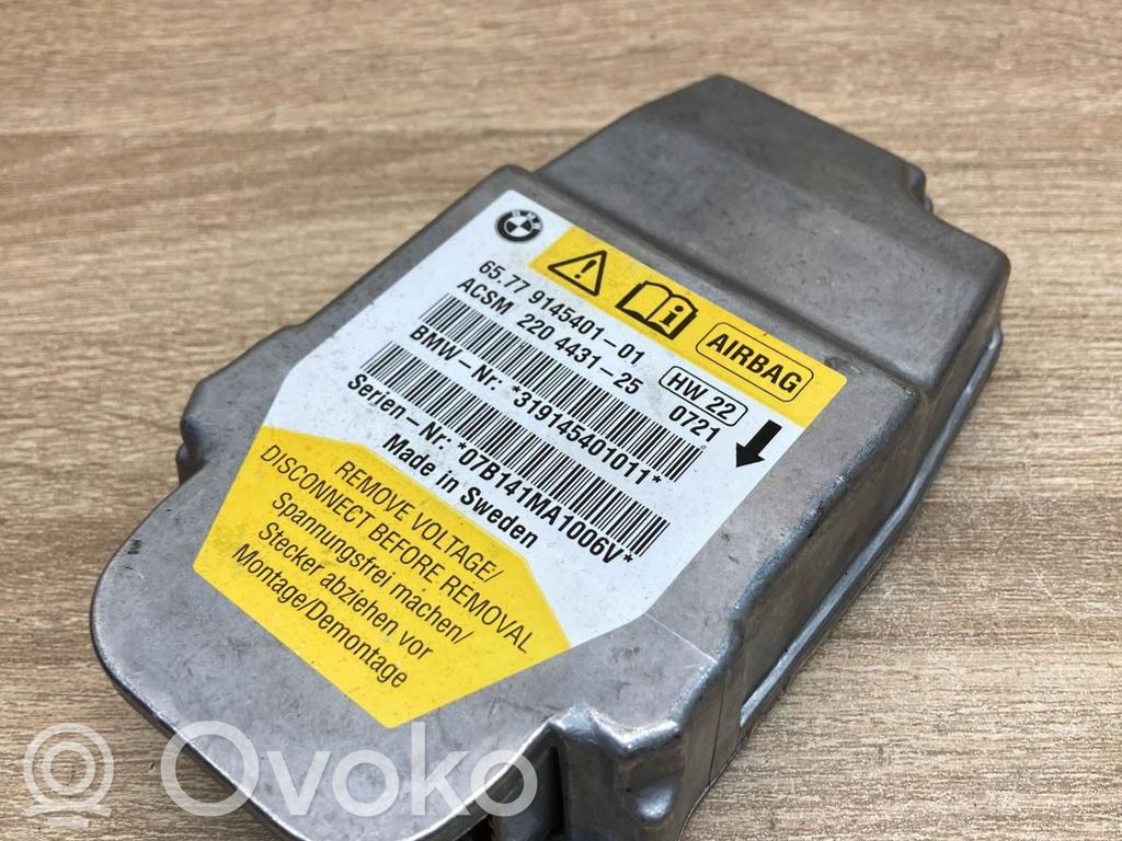 Airbag control unit/module   9145401,220443125