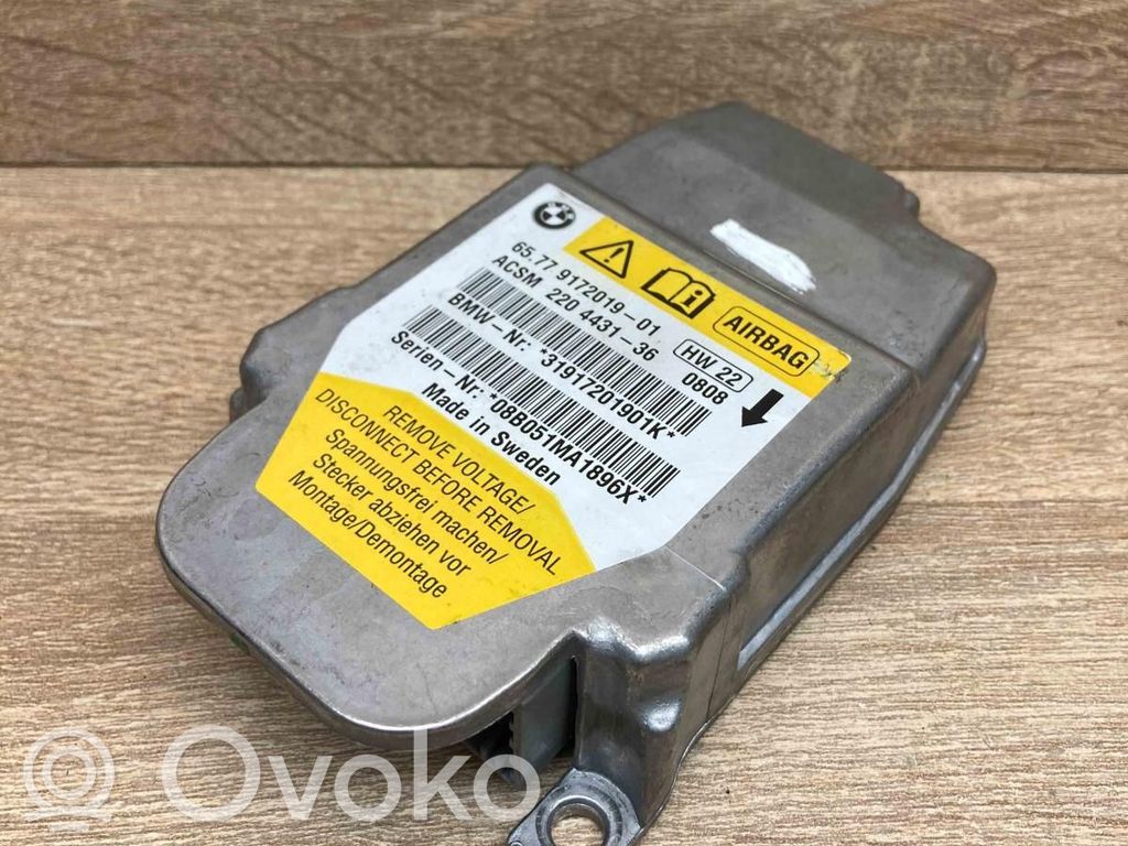 Module de contrôle airbag   9172019,2204431