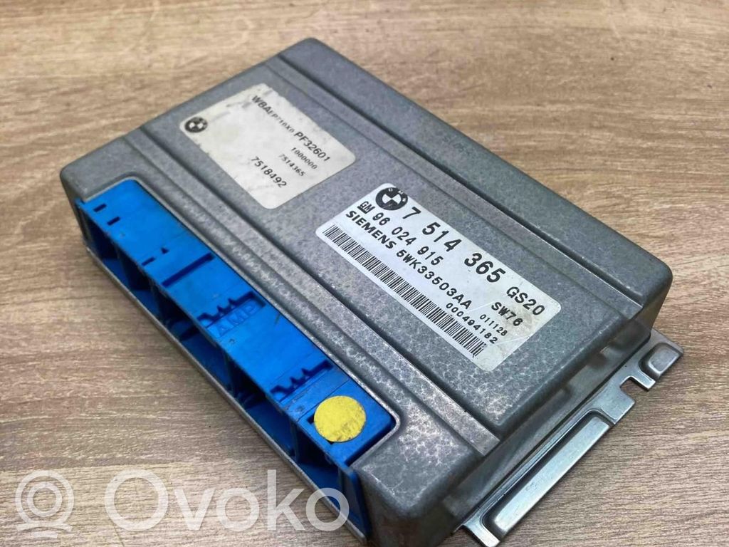 BMW 3 E46 Unitate/modul de control cutie de viteze 
